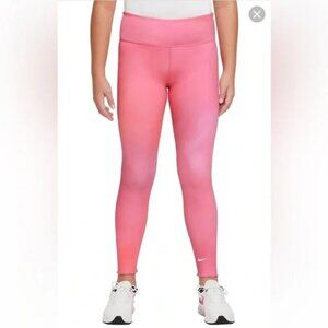 NIKE Dri-fit One Aura Leggings Tights Pink L